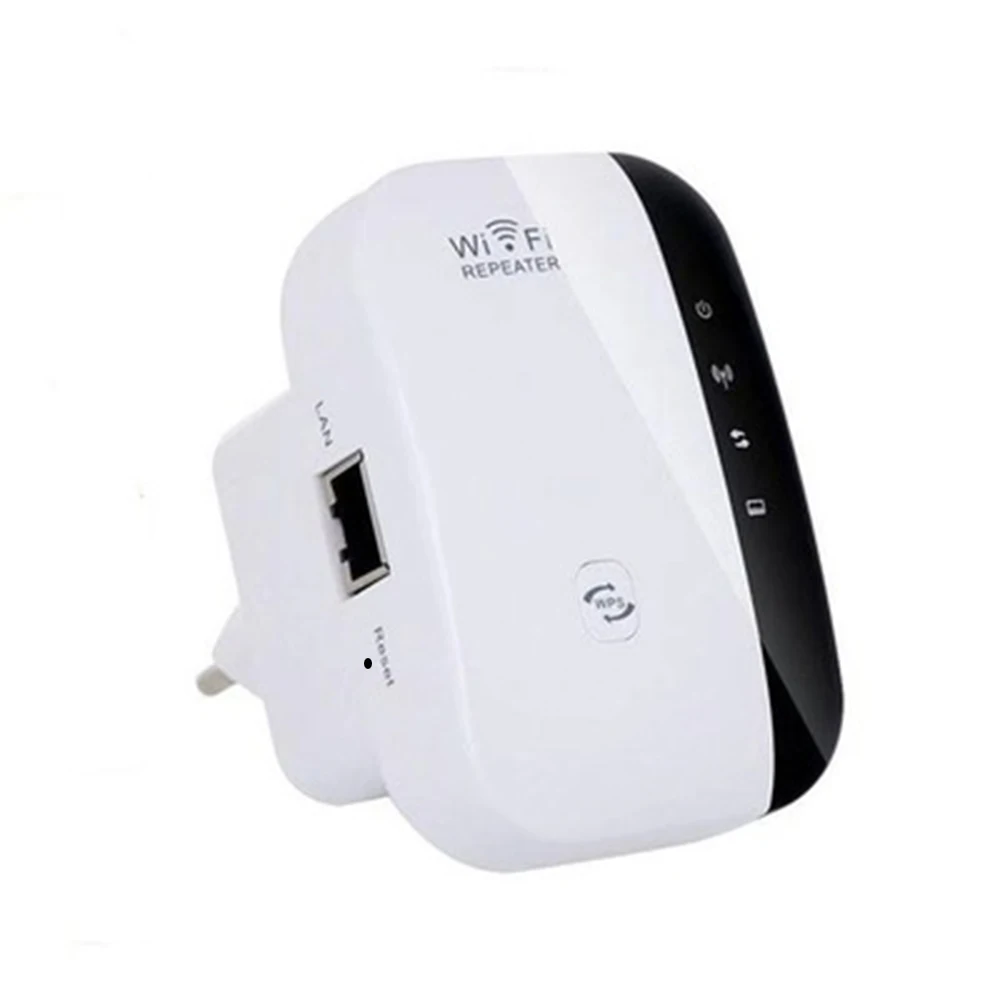 Wireless Repeater 2,4 GHz 300 Mbit/s Powerline Netzwerkadapter Router Wi-Fi Signal Booster Verstärker Long Range Extender