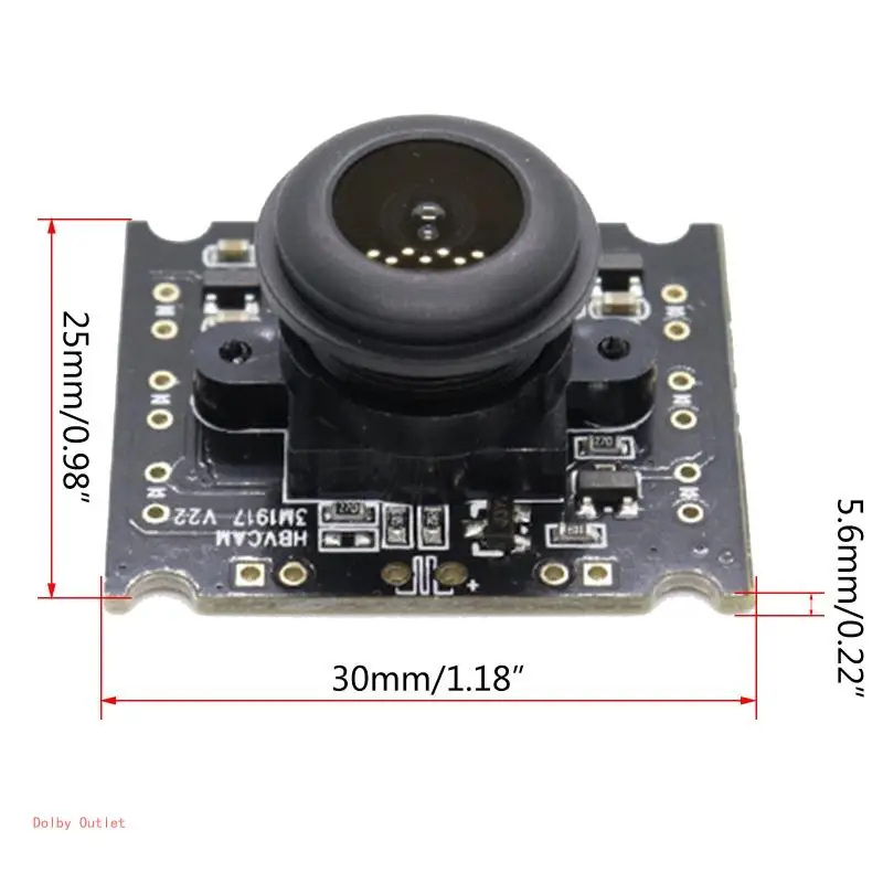 Fixed Focusing Camera Module Wide Professional OV3660 Replacement Parts ATM 3 Million Pixels USB