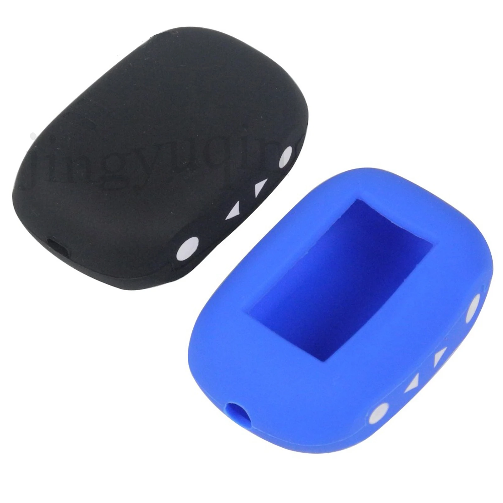 Силиконовый резиновый чехол для автомобильного ключа jingyuqin B92 для Starline B93/B94/B62/B64, пульт дистанционного управления с ЖК-дисплеем, двусторонняя Автомобильная сигнализация, 4 кнопки