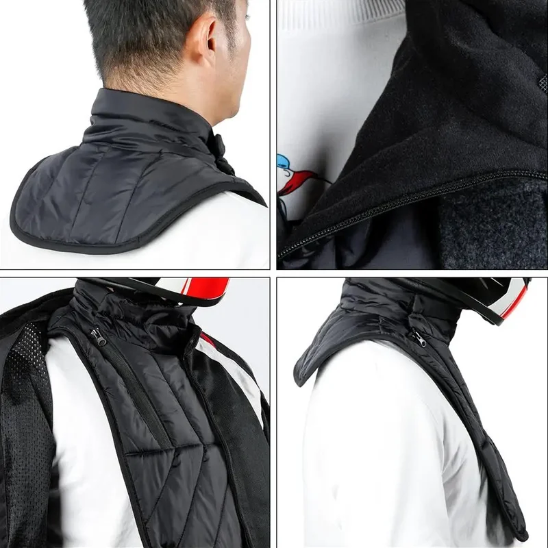Neck gaiter short and long version comparison