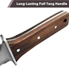 Professional Hori Garden Knife with Leather Sheath, Protective Handguard, Garden Tools Spatula for Weeding, Digging, Cutting 4