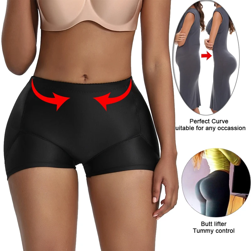 Mutandine Push Up Imbottite Per Glutei - Body Shaper In Pizzo Senza Cuciture Per Donna - Foto 5