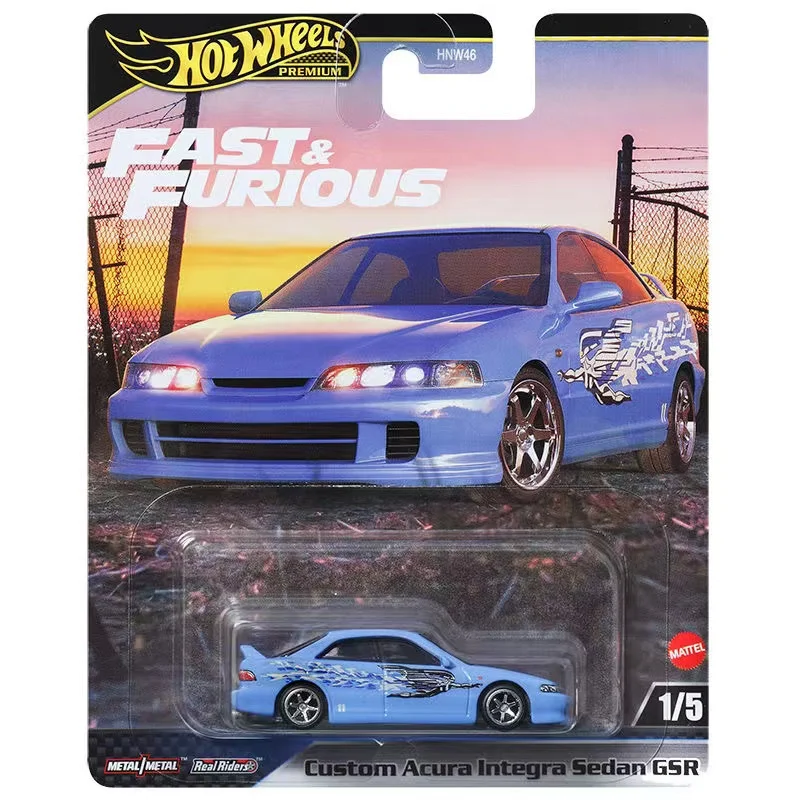 2024 Hot Wheels Premium Fast & Furious Porsche 911 Carrera Mercedes-Benz 500 Toyota Land Cruiser 1/64 Car Model Toy HNW46 2