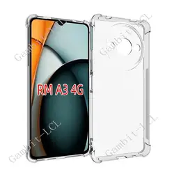 Durable Shockproof Silicone TPU Back Cover - Anti-Falling Protective Case for Xiaomi Redmi A3 and Poco C61 (Clear)