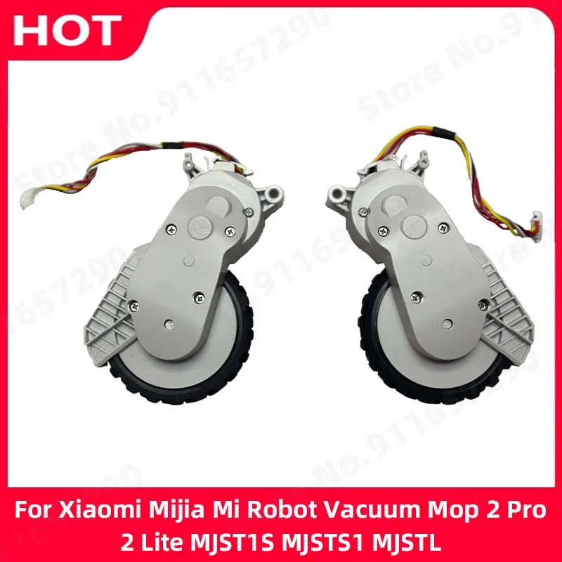 Left and Right Wheels Parts For Xiaomi Mi Robot Vacuum Mop 2 Pro 2 Lite  MJSTL MJST1S MJSTS1 Vacuum Cleaner Wheel Accessories 1