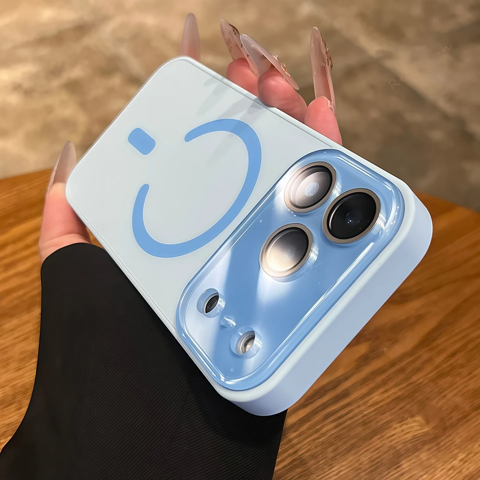 Official Magnetic Phone Case with Big Window Charger Protector Cover