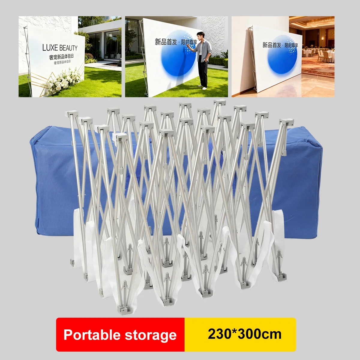 Hochwertiger Blumenrahmen aus Metall, Hintergrund, Wandzubehör, Blumenrahmen aus Aluminiumlegierung, Klapprahmen, Hintergrundrahmen – Detail 9