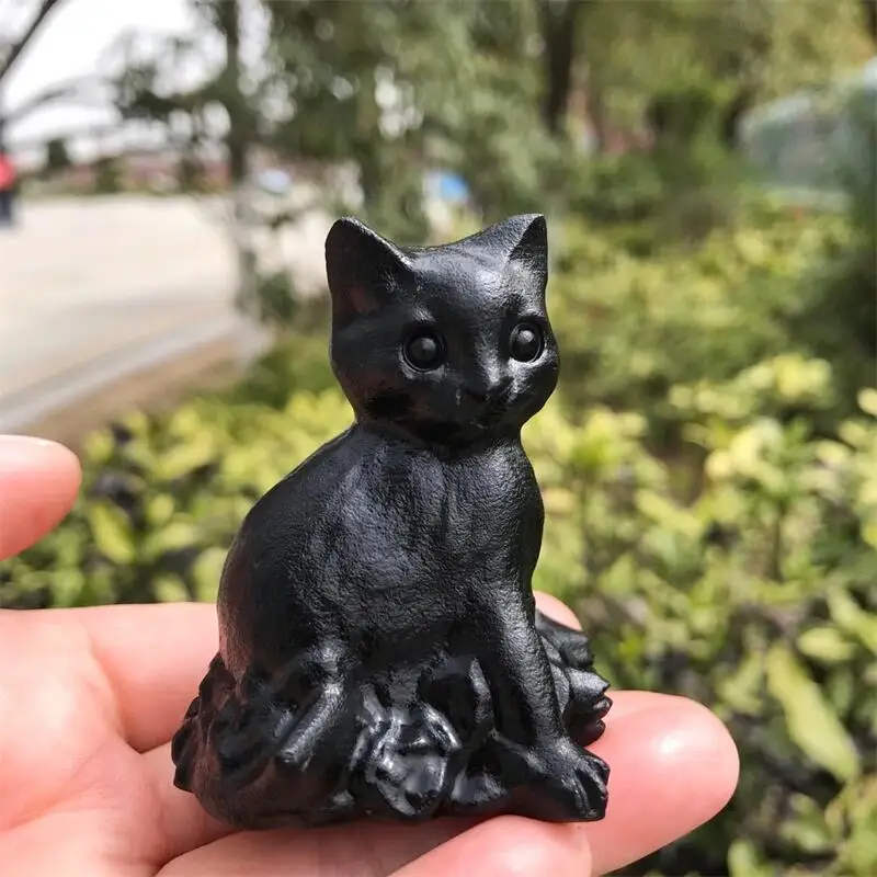 

1 шт., декоративная фигурка кошки, 6 см