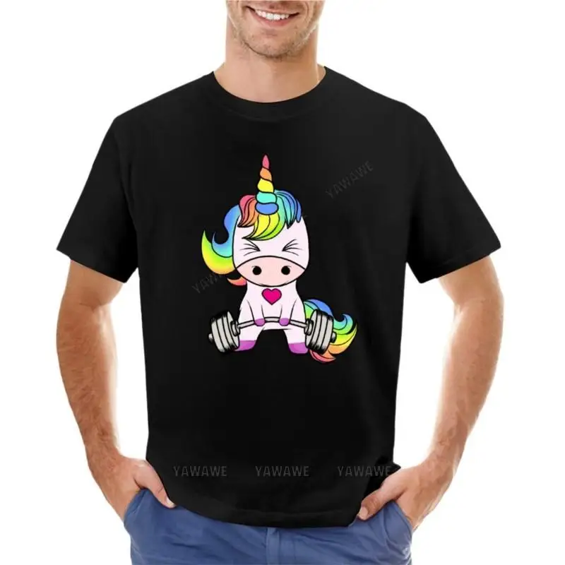 

men tshirt Unicorn Weightlifting T-Shirt cute clothes sweat shirt Anime t-shirt anime clothes tshirts for men black tshirt men