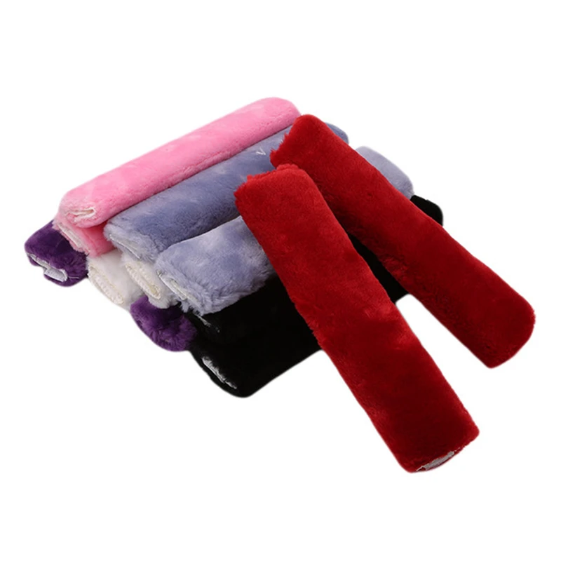 Car Seat Belt Covers - 2 Pack Soft Neoprene Pads For Shoulder Comfort (Skull Purple Rose) - View #2