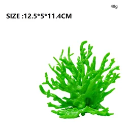 Vibrant Resin Coral Aquarium Decoration (Green)