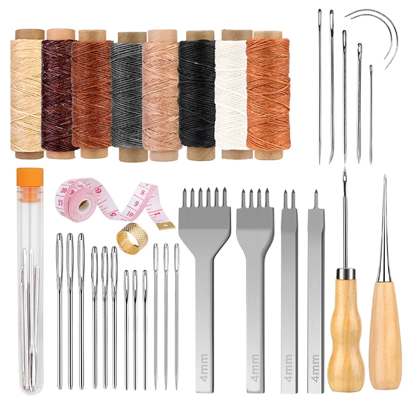 

Профессиональный набор инструментов MIUSIE для кожевенного ремесла, набор аксессуаров для резьбы по искусству