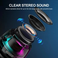 Altavoz Bluetooth portátil G200 con iluminación RGB, altavoz magnético BT5.3, Mini caja de sonido, soporte para teléfono con reproducción de 7 horas - Imagen 3