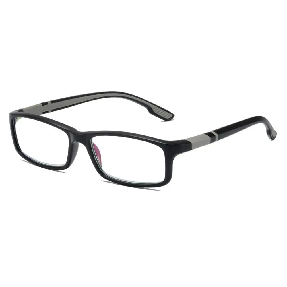 Men's Fashion Sports Anti-Blue Light Reading Eyewear with TR90 Frame in Grey-Red