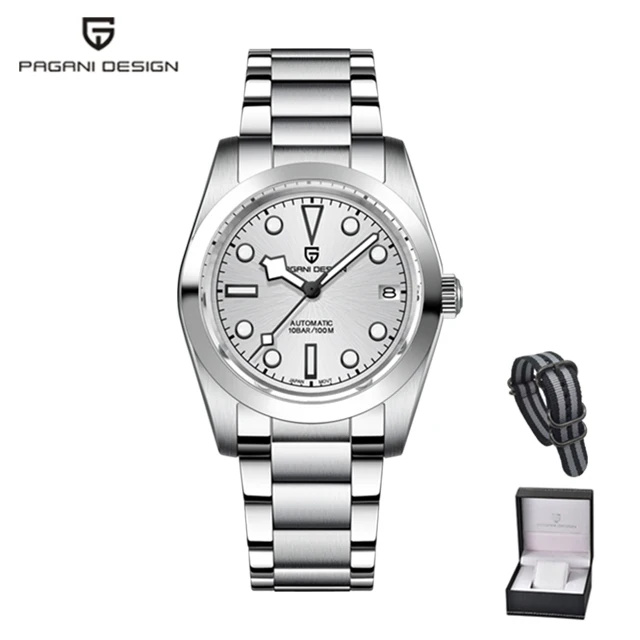 PAGANI DESIGN 36MM Men Luxury Watch Snowflake Hands Climbing Series Fashion Sport Wristwatches NH35A Automatic Mechanical Watch 