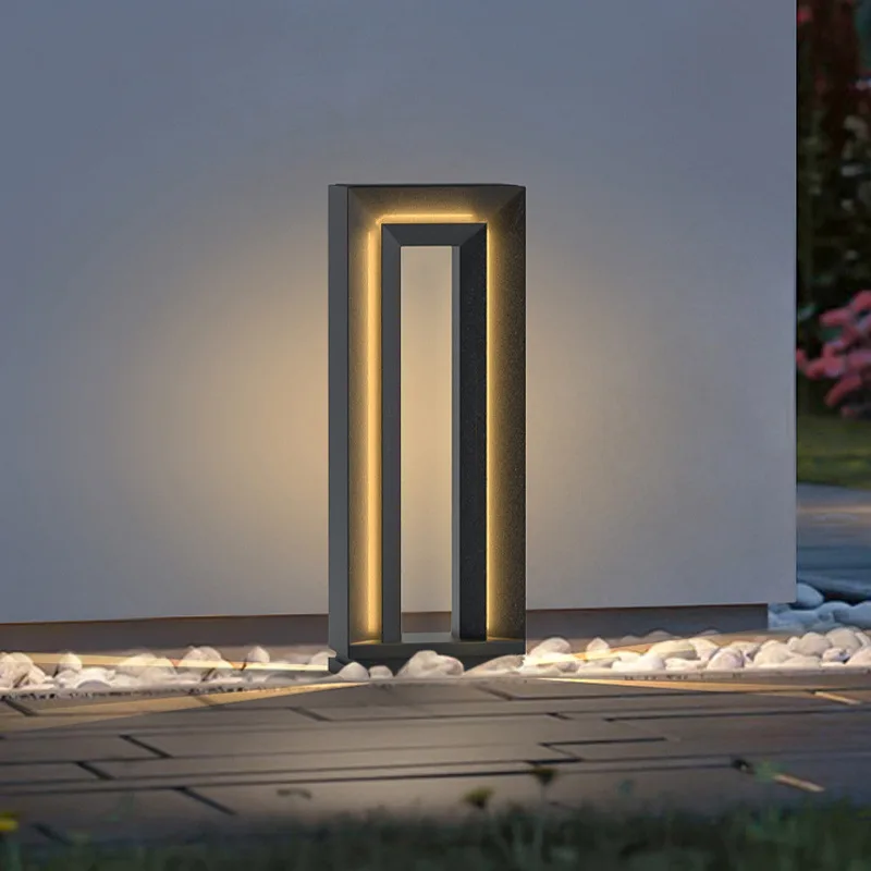 Waterproof IP65 LED Lawn Light AC85~265V Stainless steel Street lamp For Garden Path Landscape Courtyard Villa Outdoor Decorate
