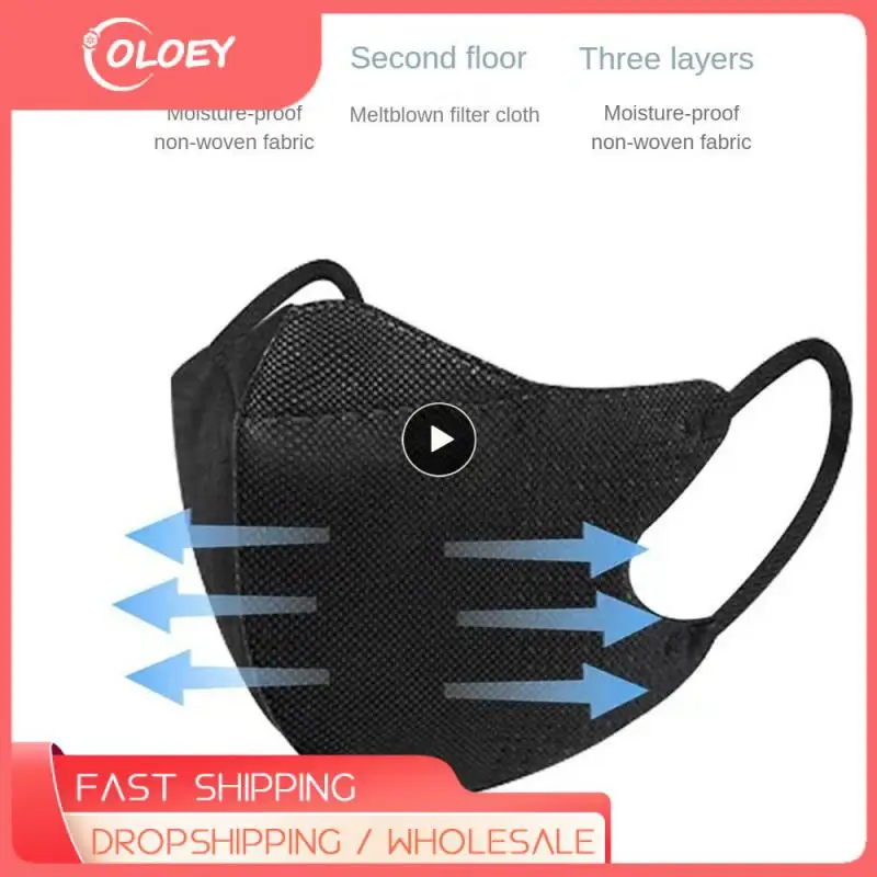 Breathable Disposable Masks Sturdy Suture Efficient Meltblown Cloth Protective Mask Convenient Thin Summer Thin Mask
