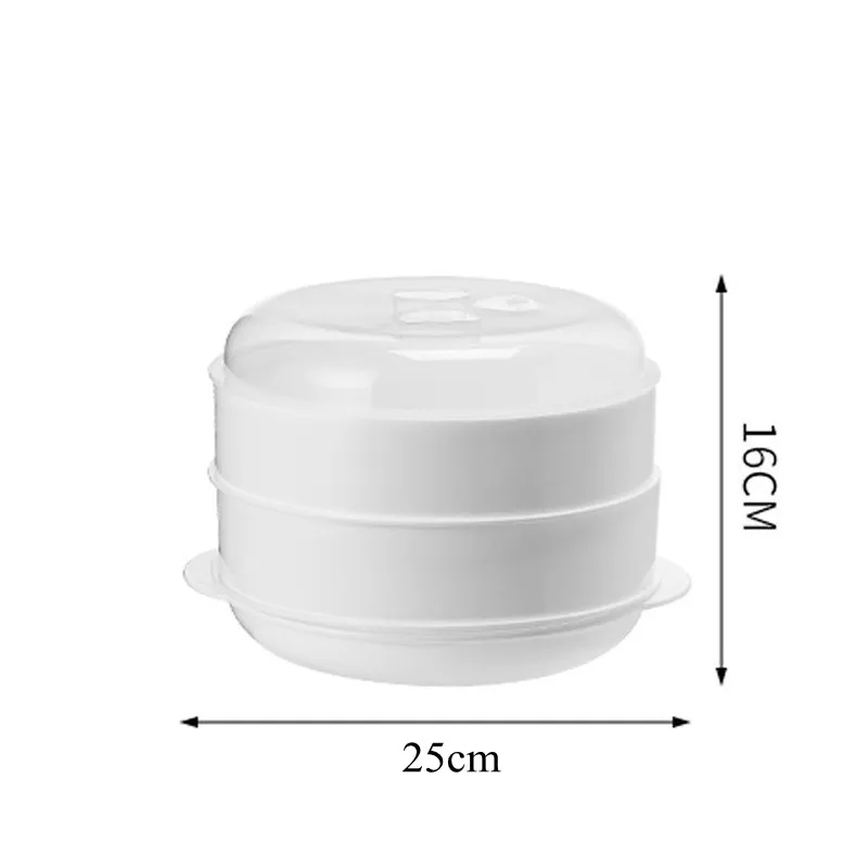 Plastic Microwave Steamer With Lid Double layer Food grade - Temu