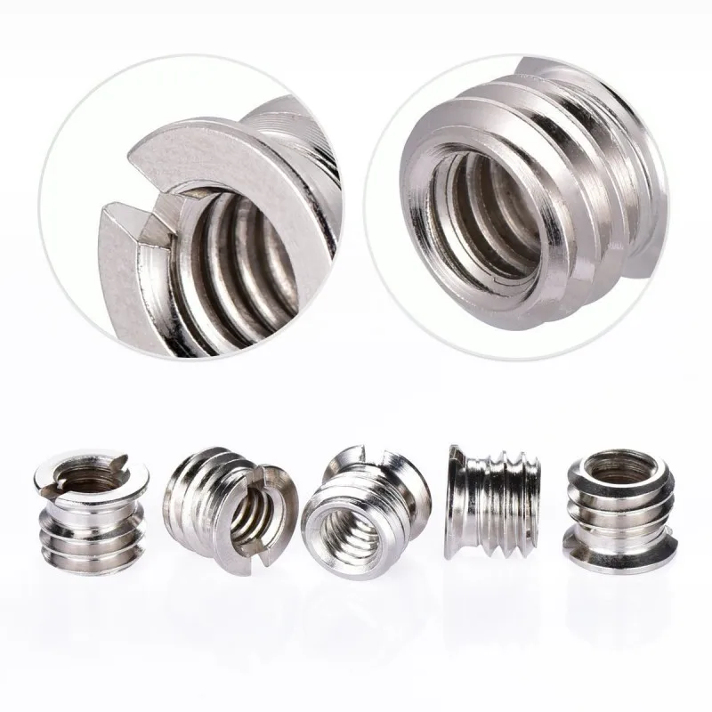 Screw Adapter 10pcs 1/4" to 3/8" for Tripod