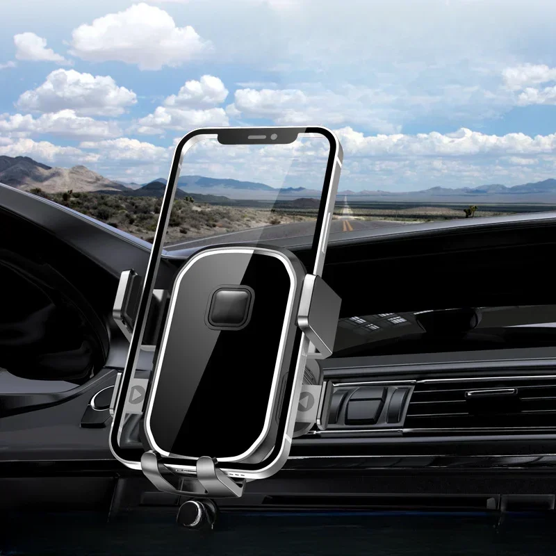 Phone Holder Clip Air Outlet Phone Holder With Hook Not Fall Off Fit Universal Car Air Vent Phone Mount Extension Ac