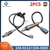 2PCS Oxygen Sensor 234-9112 234-4305 For 2011-2014 Toyota Matrix 1.8L L4 Upstream & Downstream 89467-74040 89465-02330 88975493 1