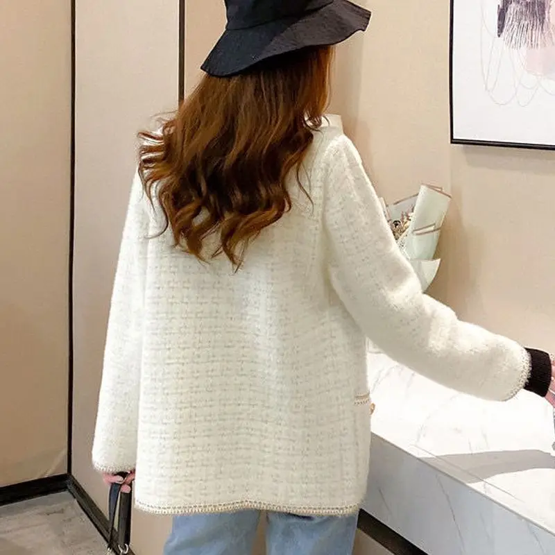 Women's Colothing 2023 Spring Autumn New Korean Edition Fashion Simple Elegant Temperament Small Fragrant Single Breasted Jacket