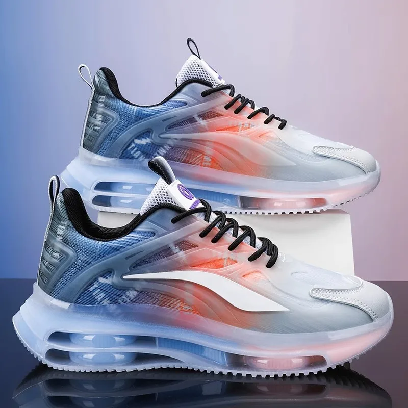 

Size 36-45 Men Women Sneakers Air Cushion TPR Sole Air Mash Vamp Light Weight Runnning Basketball Sports Shoes Couples Trainers