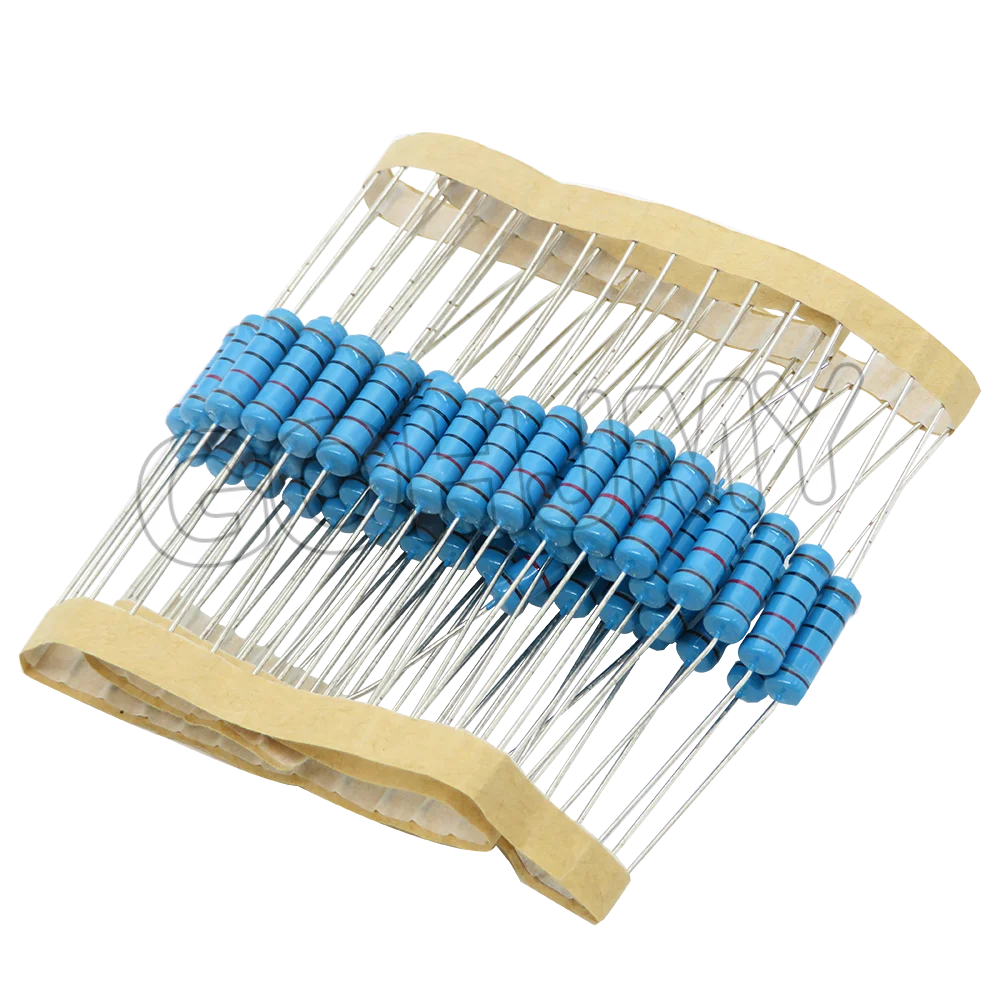 2W Metal Film Resistor 2W 1% 0R-2.2M 0 2.2 10 100 120 150 220 270 330 390 470 1K 2.2K 4.7K 10K 15K 100K 180K 470K 1M ohm 20pcs