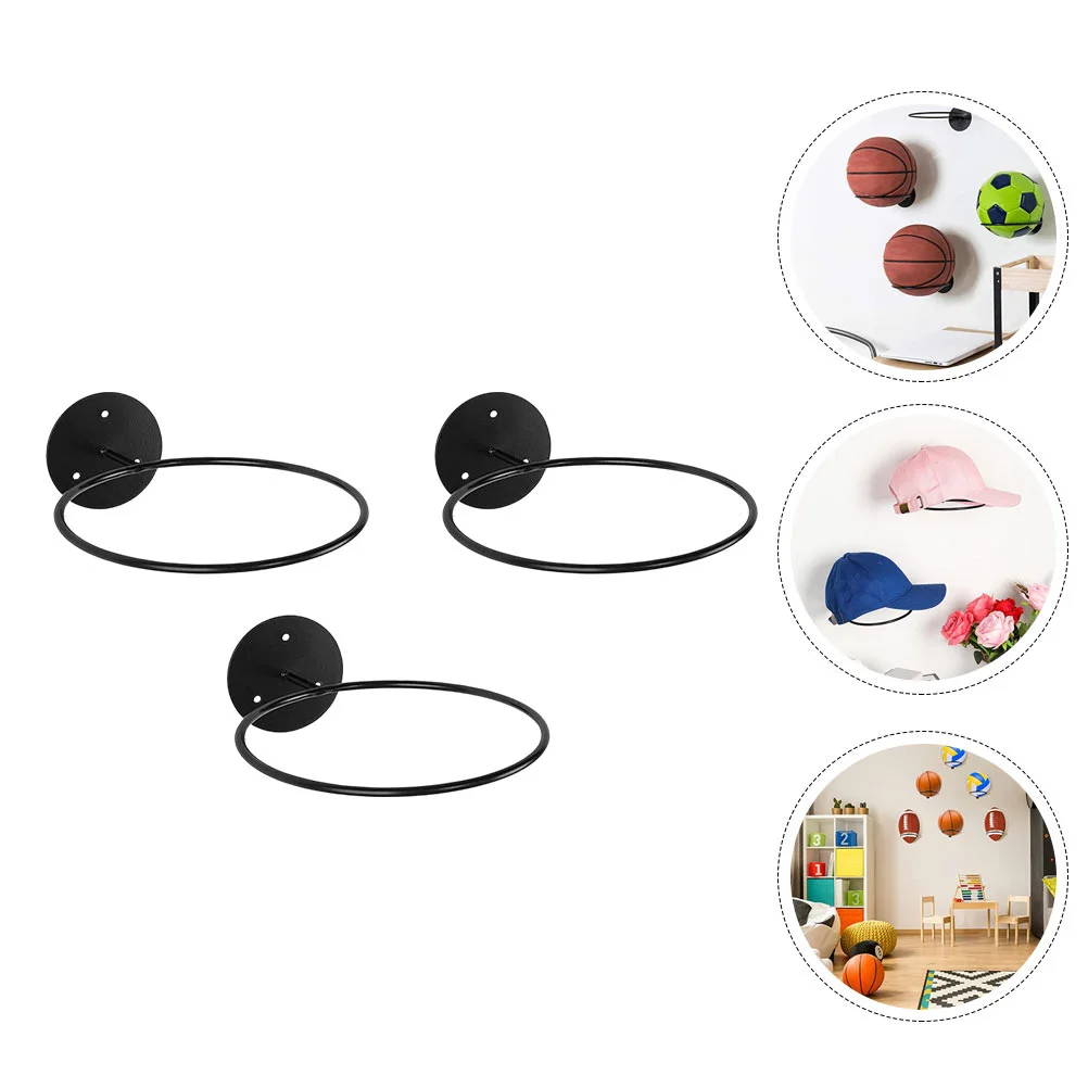 

Basketball Volleyball Soccer Display Holders Home Ball Rack On The Wall Ball Rack Put The Ball Rack Football Display Racks