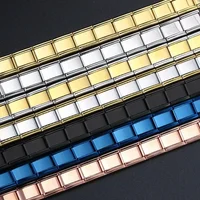 2024 New Popular Fashion Italian Module Charm Links Fit 9mm Bracelet Stainless Steel Links Jewelry Making - Image 4