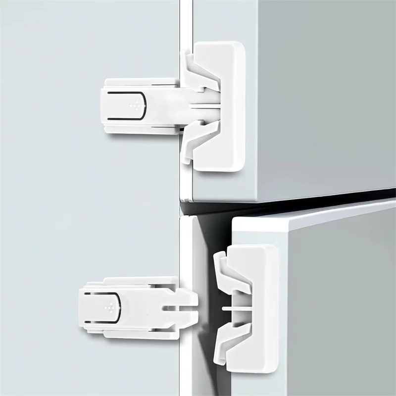 Baby Safety Lock Multifunctional Anti Open Cabinet Buckle Children Refrigerator Cabinet Door Lock Kids Home Security Protection