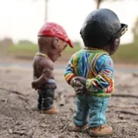 Hip Hop Legend Commemorative Resin Ornaments Tupac and Biggie statue Memorial Statue Crafts Characters Sculpture Home Decoration 2