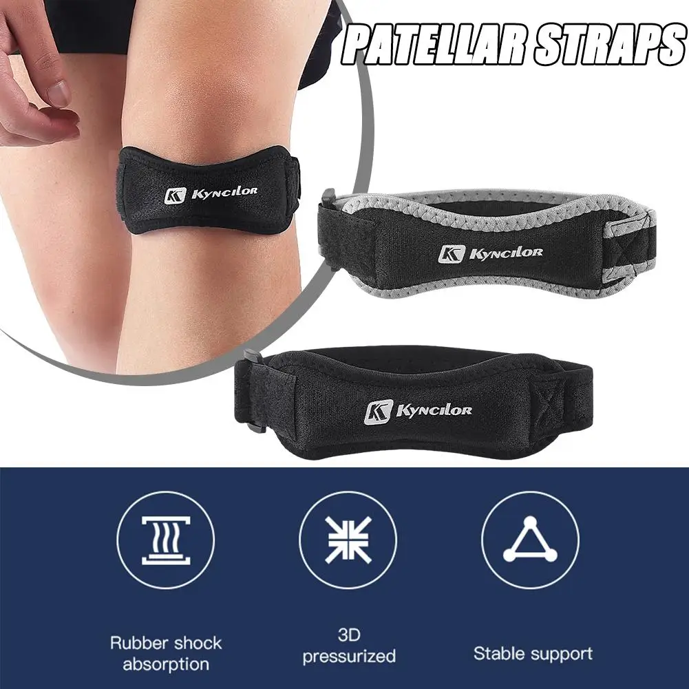 1/2PCS Adjustable Knee Patellar Tendon Support Strap Band Knee Support Brace Running basketball volleyball Sports Kneep Q3A3 knee support knee brace patellar band