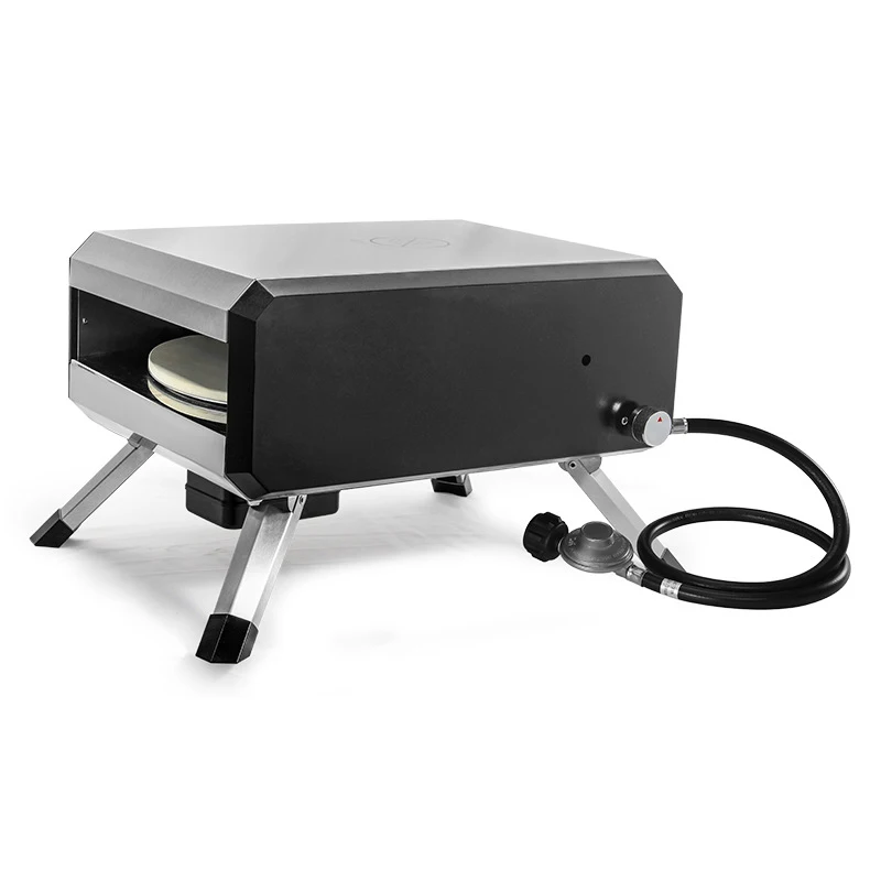 Outdoor Mini Pizza Oven Gas Powered Egg Tart Baker Oven Stainless Steel 14 Inch Pizza Baking Machine 4