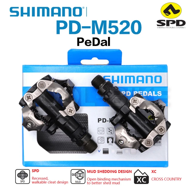 PEDALES SHIMANO M520 SPD