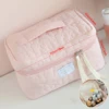 Ins Style Candy Color Makeup Bag New Light Luxury Women's Bag Lipstick Pack Portable Travel Cosmetic Storage Toiletry Bag 5