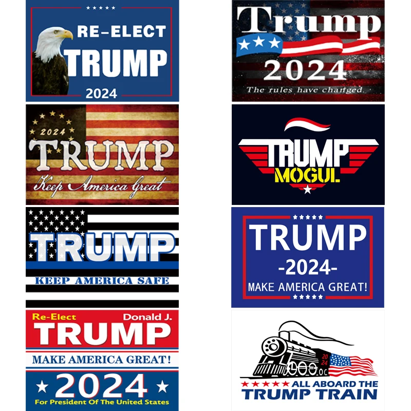 

2024 US presidential campaign flag Trump flag Polyester 90*150 flag Election Trump campaign flag