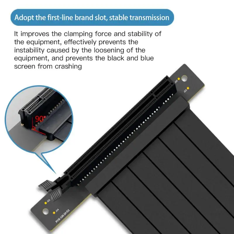Full-Speed-PCIE-4-0-16x-Riser-Cable-Graphics-Card-Extension-Cable-PCI ...