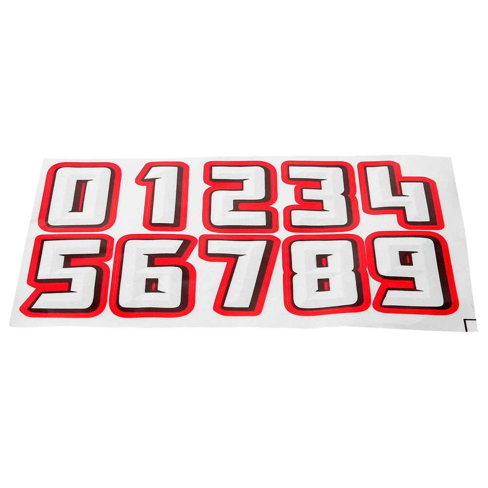 

1 Set of Self Adhesive Stickers Hockey Hat Stickers Sports Decals Number Decals