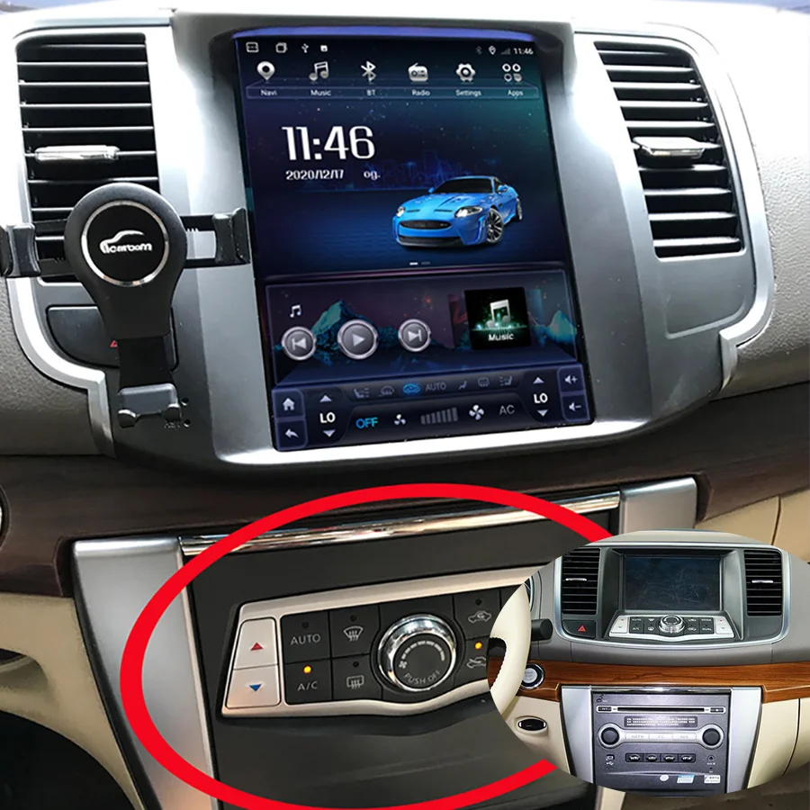 

Автомагнитола 2 Din, мультимедийный видеоплеер для Nissan Teana J32 2008-2013, Android 13, автомобильный стерео экран Tesla, 4G Carplay, GPS-навигатор