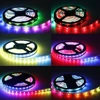WS2811 WS2812B WS2813 WS2815 5050RGB LED Strip Lights Individually Addressable 30/60/144Pixels/Leds/m Black /White PCB DC5V/12V 6
