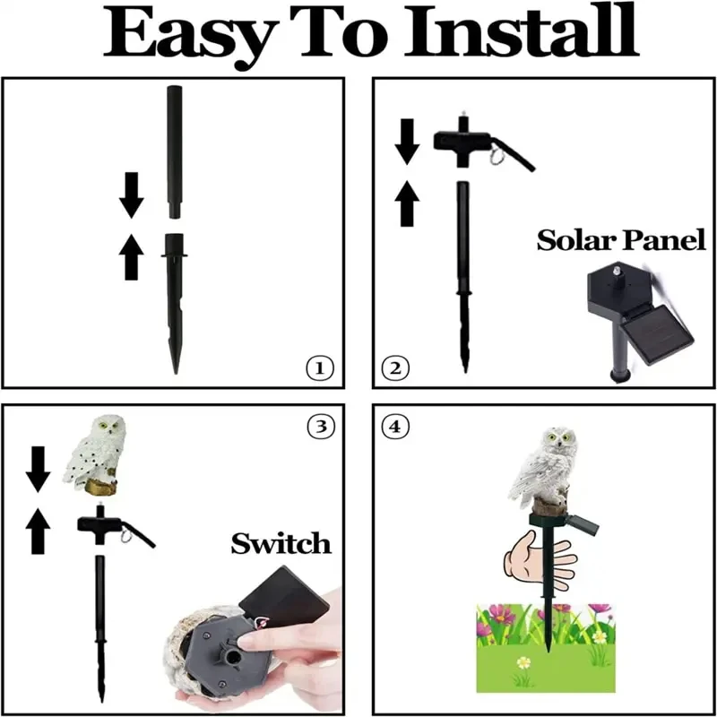 Solar Owl Light 5