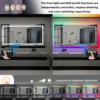 Large Full Size RGB LED Bathroom Mirror with Lights Vanity Wall Mirrors Dimmable Smart Anti-Fog Vertical/Horizontal 6