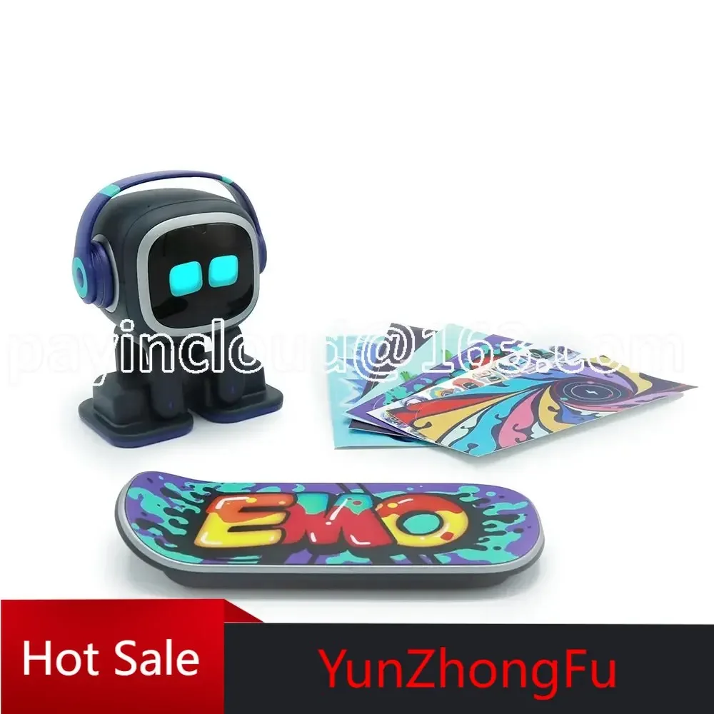 

Декоративные наклейки со специальной зарядной панелью в стиле эмо для настольного питомца робота