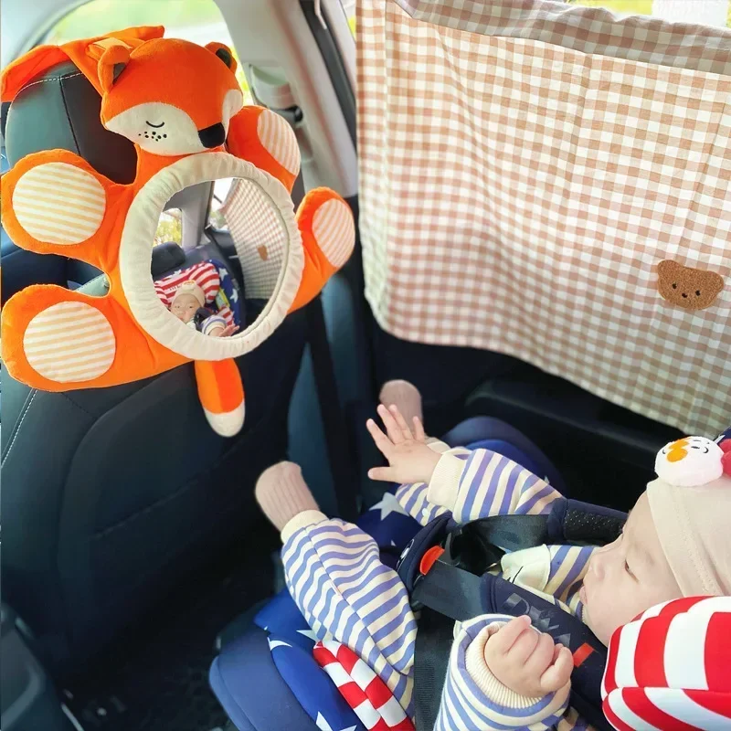 Adjustable Baby Car Mirror Safety Seat Mirror Rear Facing Car Seat Wide Crystal Clear View Shatterproof Kids Monitor