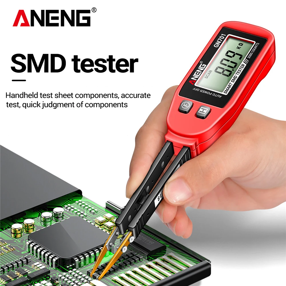 ANENG GN701 Ʈ SMD ׽, 3000 īƮ Ƽ, ޴ ġ ׽Ʈ,  ĿнϽ Ӽ ̿ ׽Ʈ 跮 