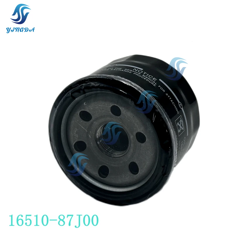 16510-87J00 Oil Filter For Suzuki  Outboard Motor 4-stroke 20/25/30/40/50/60/70HP 16510-87J00,16510-87J01 778885,5031411