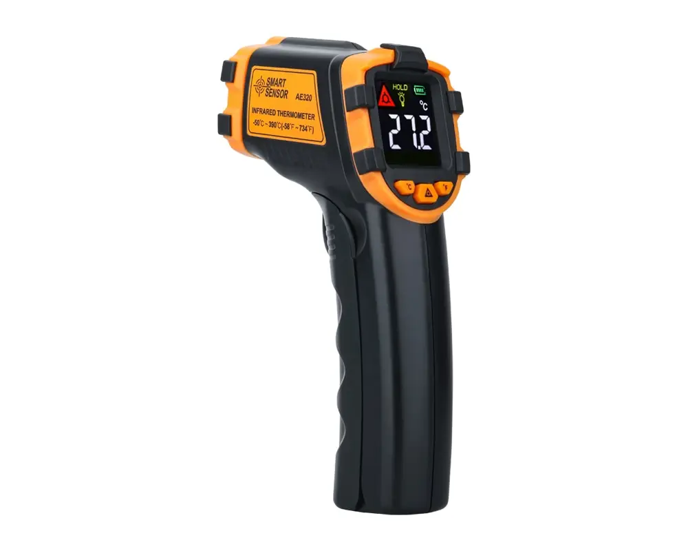 Sce96d1b899964dc4b681243537d880feI Digital Infrared Thermometer Laser Temperature Meter Non-contact Pyrometer Imager Hygrometer IR Termometro Color LCD Light Alarm Mallzona