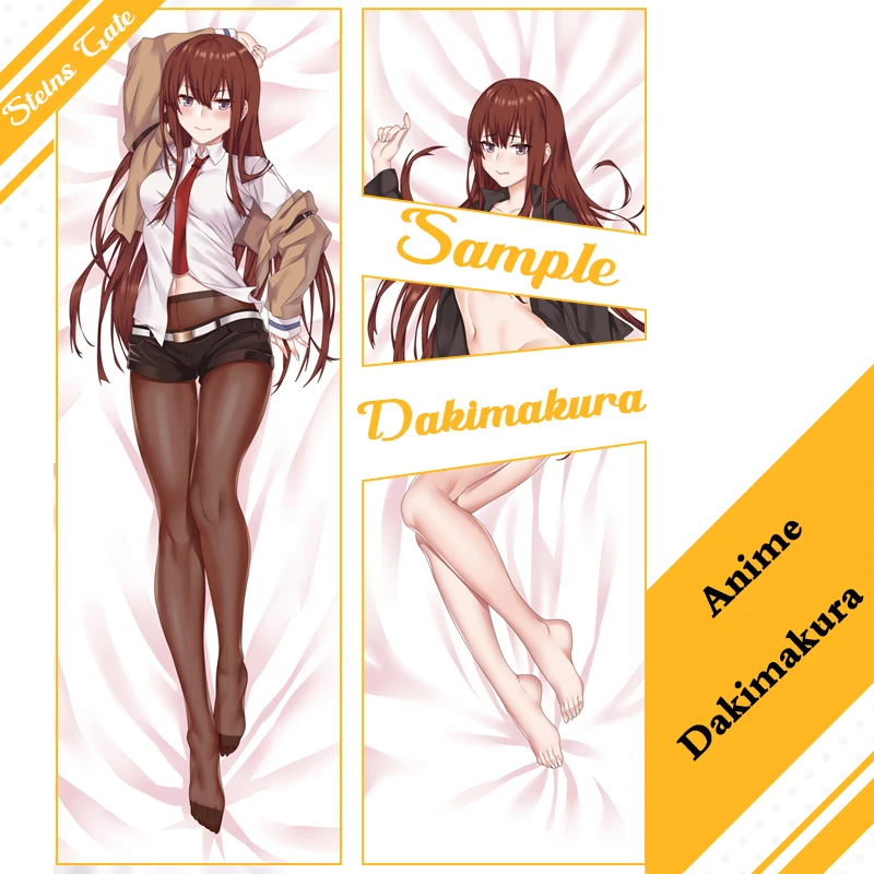 

Anime Steins Gate Makise Kurisu Dakimakura Pillow Cases Hugging Body Pillow Cover Full-Size Throw Cushion Pillow Case Home Decor