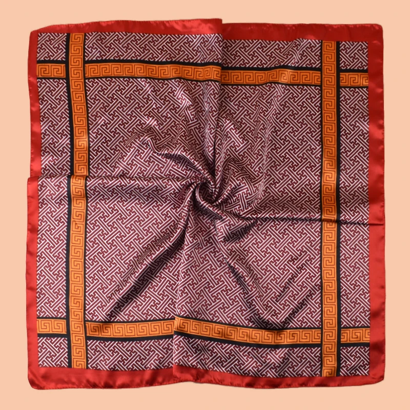 1 Stück Satin-Quadrattuch mit Farbverlauf und Paisley-Print, Damen-Haaraccessoire, Frühlingsneuheit, vielseitig einsetzbar als Gürtel, Taschendekoration – Detail 22